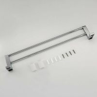 Полотенцедержатель Frap F18 двойной Хром арт-F1809 — фото 7, Полотенцедержатели