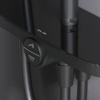 Душевая система AM.PM Like Черная матовая арт-F0780222 — фото 11, Душевые стойки