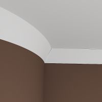 Карниз гибкий Европласт 1.50.624 2000x200x120 мм арт-1.50.624 (гибкий) — фото 2, Карнизы