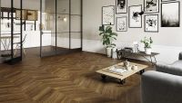 Керамогранит Emil Ceramica Sleekwood Chevron 60° Mohogany 11х54 см арт-EFCZ — фото 2, Керамогранит