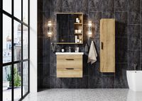 Тумба под раковину Onika Легран 60.13 подвесная Дуб галифакс арт-106117 — фото 2, Тумбы под раковину