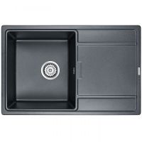 Кухонная мойка Paulmark Flugen 50-780 Черный металлик арт-PM217850-BLM — фото 1, Кухонные мойки