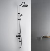 Товар: Душевая система Aquatek Классик с термостатом Черная матовая арт-AQ2543MB - фото 2 Душевая система Aquatek Классик с термостатом Черная матовая арт-AQ2543MB — фото 2, Душевые стойки