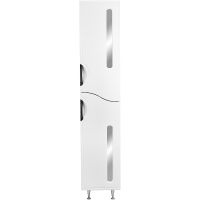 Шкаф пенал Stella Polar Сильва 36 Белый арт-SP-00000205 — фото 1, Пеналы для ванной комнаты