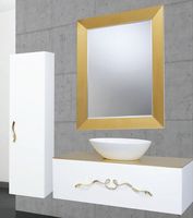 Шкаф пенал Bellezza Римини 35 L подвесной Белый арт-4629504182010 — фото 3, Пеналы для ванной комнаты