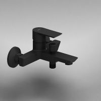 Смеситель для ванны Damixa Apollo Черный матовый арт-471000300 — фото 2, Смеситель для ванны