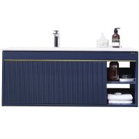 Тумба с раковиной Orans BC-1137 100 подвесная Matt deep ocean арт-11371000 — фото 1, Тумбы с раковиной