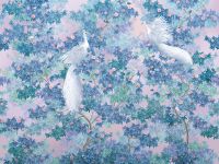 Товар: Фреска Ortograf Aurora 34122 Фактура флок FLK Флизелин (4*3) Синий/Розовый, Листья/Цветы/Птицы арт-34122 (флок FLK) - фото 2 Фреска Ortograf Aurora 34122 Фактура флок FLK Флизелин (4*3) Синий/Розовый, Листья/Цветы/Птицы арт-34122 (флок FLK) — фото 2, Фрески