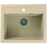 Кухонная мойка Alveus Granital Atrox 30 Terra G22 590x500 Песчаная арт-1131993 — фото 1, Кухонные мойки