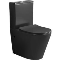 Товар: Унитаз компакт Ceruttispa Sella MB CT Черный матовый с бачком и сиденьем Микролифт арт-9865 - фото 1 Унитаз компакт Ceruttispa Sella MB CT Черный матовый с бачком и сиденьем Микролифт арт-9865 — фото 1, Напольные унитазы