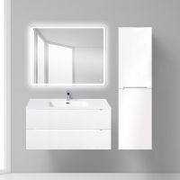 Тумба под раковину BelBagno Etna 100 подвесная Bianco Opaco арт-ETNA-1000-2C-SO-BO-P — фото 2, Тумбы под раковину