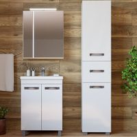 Тумба под раковину Vigo Plaza 60 Белая арт-tn.PLA.FOS.60.2D — фото 1, Тумбы под раковину