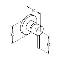 Смеситель для душа Kludi Bozz Черный матовый арт-389253976 — фото 2, Смеситель для душа