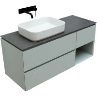 Тумба под раковину Allen Brau Infinity 120 L подвесная Папирус матовый арт-1.21005.PWM — фото 14, Тумбы под раковину