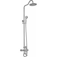 Душевая система ZorG Antic Серебро арт-A 403DS-SL — фото 1, Душевые стойки