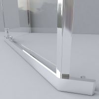 Душевой уголок Vincea Stresa 90х90 профиль Черный стекло прозрачное арт-VSP-1S900CLB — фото 6, Душевые уголки трапеция