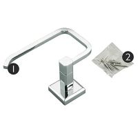 Держатель туалетной бумаги Gappo G38 Хром арт-G3803-3 — фото 5, Держатели туалетной бумаги