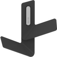 Двойной крючок Sonia Flama Черный матовый арт-188406 — фото 1, Крючки для полотенец