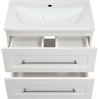 Тумба с раковиной Misty Марта 70 подвесная Белая арт-УТ000013429 — фото 3, Тумбы с раковиной