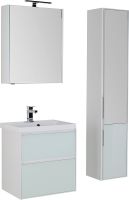 Товар: Тумба под раковину Aquanet Гласс 60 подвесная Белая арт-196961 - фото 4 Тумба под раковину Aquanet Гласс 60 подвесная Белая арт-196961 — фото 4, Тумбы под раковину