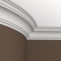 Карниз гибкий Европласт 1.50.148 2000x117x120 мм арт-1.50.148 (гибкий) — фото 2, Карнизы