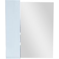 Зеркало со шкафом Bellezza Асти 70 L Белое арт-4616311022011 — фото 1, Зеркальные шкафы в ванную