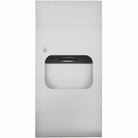 Диспенсер для бумажных полотенец Nofer Матовая нержавеющая сталь арт-12047.P.S — фото 1, Диспенсеры бумажных полотенец