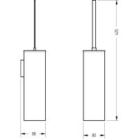 Ершик для унитаза Migliore Kvant Золото арт-30242 — фото 3, Ершики для унитаза