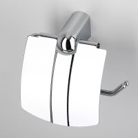 Держатель туалетной бумаги WasserKRAFT Berkel с крышкой Хром арт-K-6825 — фото 2, Держатели туалетной бумаги