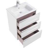 Тумба под раковину Roca The Gap 60 подвесная Белый глянец арт-A857404806 — фото 6, Тумбы под раковину