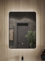 Зеркало Orange Black 60 с подсветкой с сенсорным выключателем арт-BL-60ZE — фото 2, Зеркала в ванную комнату