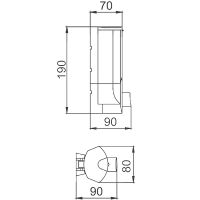 Дозатор для жидкого мыла Frap Хром арт-F407 — фото 8, Диспенсеры для жидкого мыла