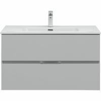 Товар: Тумба под раковину Aquanet Алвита New 90 подвесная Серая матовая арт-303922 - фото 2 Тумба под раковину Aquanet Алвита New 90 подвесная Серая матовая арт-303922 — фото 2, Тумбы под раковину