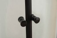 Душевой уголок Orange 90x90 профиль Черный стекло прозрачное арт-E01-090TB — фото 6, Душевые уголки четверть круга