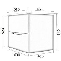 Товар: Тумба с раковиной Orange Line 60 подвесная Белая матовая арт-Li-60Tuw+Ra - фото 11 Тумба с раковиной Orange Line 60 подвесная Белая матовая арт-Li-60Tuw+Ra — фото 11, Тумбы с раковиной