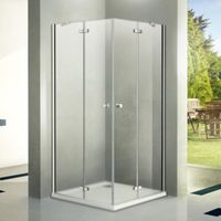 Душевой уголок WeltWasser WW200 Q22 90x90 профиль Хром стекло прозрачное арт-10000002932 — фото 1, Квадратные душевые уголки