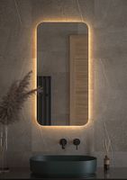 Товар: Зеркало Defesto Opti 50x100 с подсветкой 28W-3000К/Без выключателя/Теплый белый свет арт-DF 2815 - фото 2 Зеркало Defesto Opti 50x100 с подсветкой 28W-3000К/Без выключателя/Теплый белый свет арт-DF 2815 — фото 2, Зеркала в ванную комнату