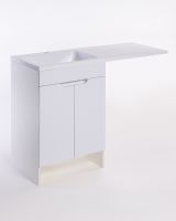 Раковина Orange 120 L с местом под стиральную машину Белая арт-ST-120RAL — фото 4, Раковины встраиваемые сверху