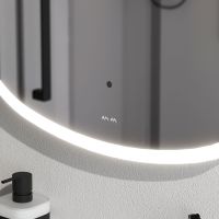 Зеркало AM.PM Func 65 с подсветкой с ИК-сенсорным выключателем арт-M8FMOX0651WGS — фото 5, Зеркала в ванную комнату