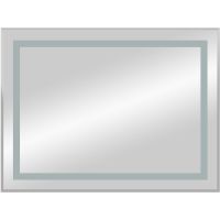 Зеркало Континент Торрес Люкс 700х500 с подсветкой с механический выключателем арт-ЗЛП1532 — фото 2, Зеркала в ванную комнату