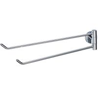 Полотенцедержатель Veragio Largenta двойной поворотный Хром арт-VR.LGT-1924.CR — фото 1, Полотенцедержатели