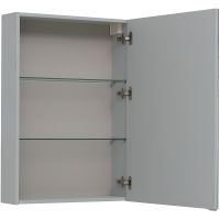 Зеркальный шкаф Aquanet Алвита New 60 Серый арт-277540 — фото 3, Зеркальные шкафы в ванную