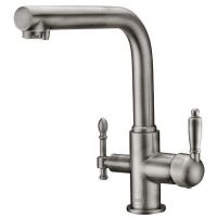 Смеситель для кухни ZorG Clean Water Никель арт-ZR 313 YF-33 NICKEL — фото 1, Смесители для кухни
