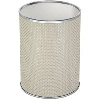 Ведро для мусора Geralis Ромб Белое, кант Хром, 3 л арт-M-RWH-B — фото 1, Мусорные ведра