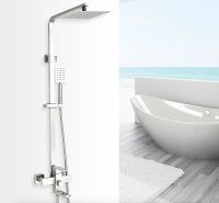 Душевая система Frap Нержавеющая сталь арт-F2421 — фото 6, Душевые стойки