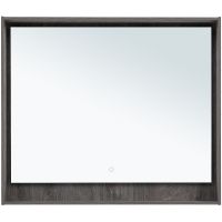 Товар: Зеркало Aquanet Милан 100 с подсветкой Дуб рошелье с сенсорным выключателем арт-336396 - фото 2 Зеркало Aquanet Милан 100 с подсветкой Дуб рошелье с сенсорным выключателем арт-336396 — фото 2, Зеркала в ванную комнату