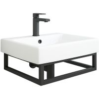 Консоль для раковины Sanflor Тайлер 50 Черный муар арт-С08363 — фото 1, Консоли для раковины