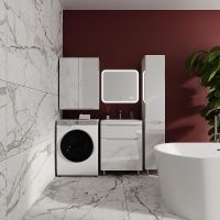 Товар: Тумба под раковину Style Line Марелла 60 Люкс Plus Белый глянец антискрейтч арт-СС-00002396 - фото 4 Тумба под раковину Style Line Марелла 60 Люкс Plus Белый глянец антискрейтч арт-СС-00002396 — фото 4, Тумбы под раковину