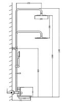 Душевая система Frap H805 Нержавеющая сталь арт-F24805 — фото 10, Душевые стойки