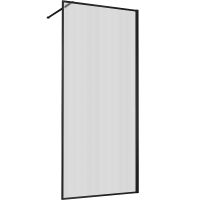 Душевая перегородка Vincea Walk-In 70 профиль Черный матовый стекло рифленое арт-VSW-1HP700FLB — фото 1, Душевые перегородки